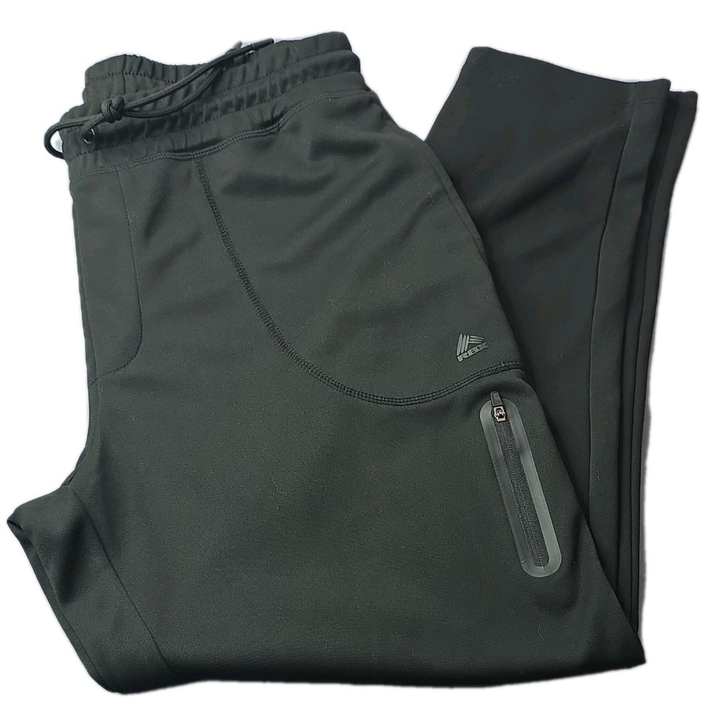 RBX Men's Black Sweatpants Size L Pockets Elastic Waist Drawstring
